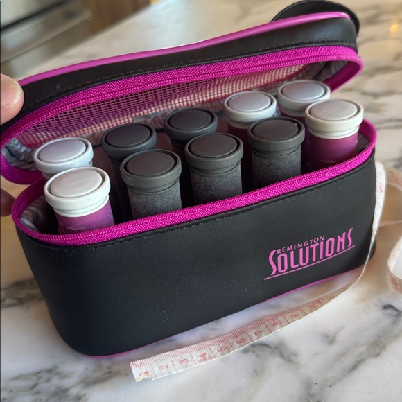 Remington Other - Remington Solutions Ionic Protective Ceramic Travel Hot Rollers 10 Pack